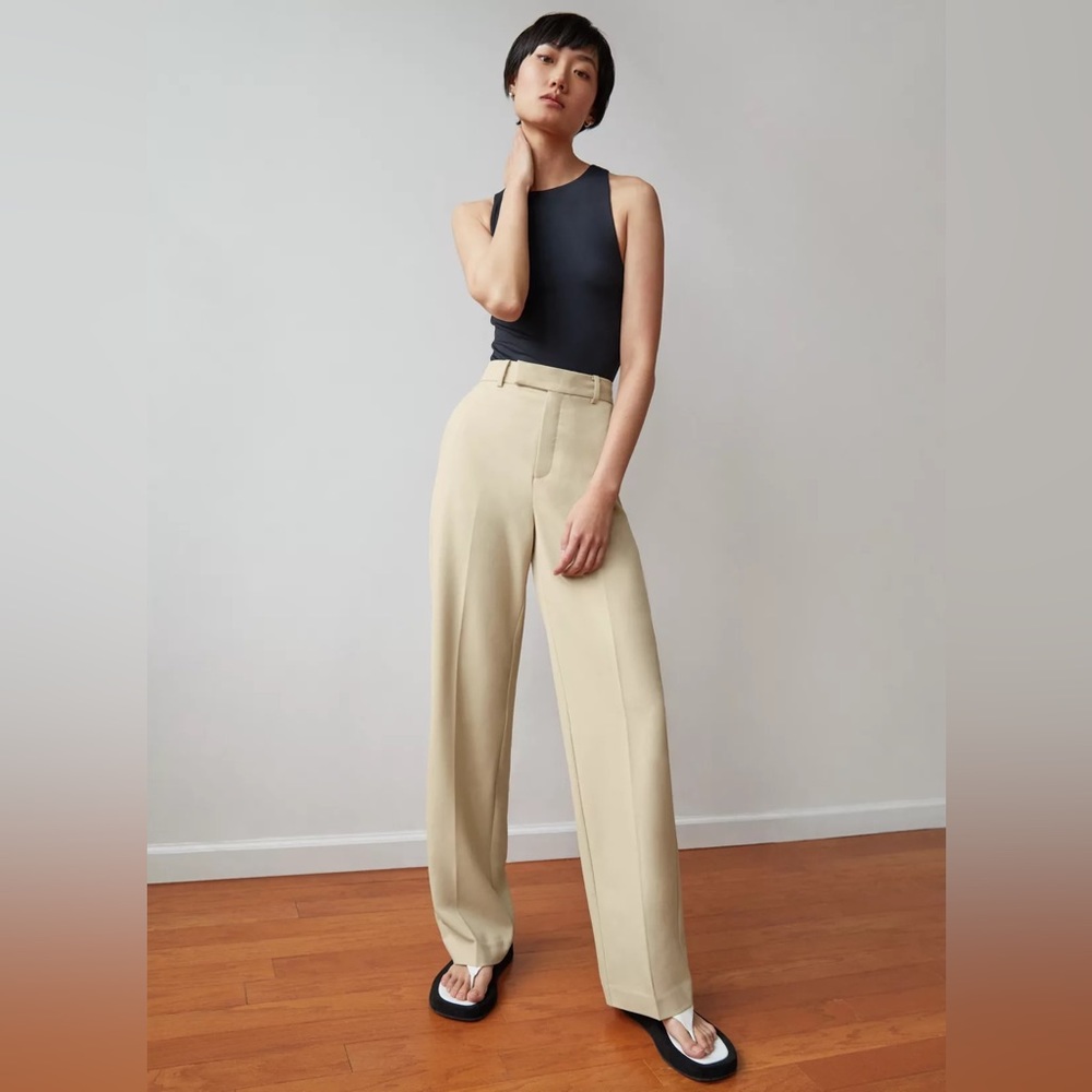 Aritzia Babaton Agency Wool Pants size 2 NWT